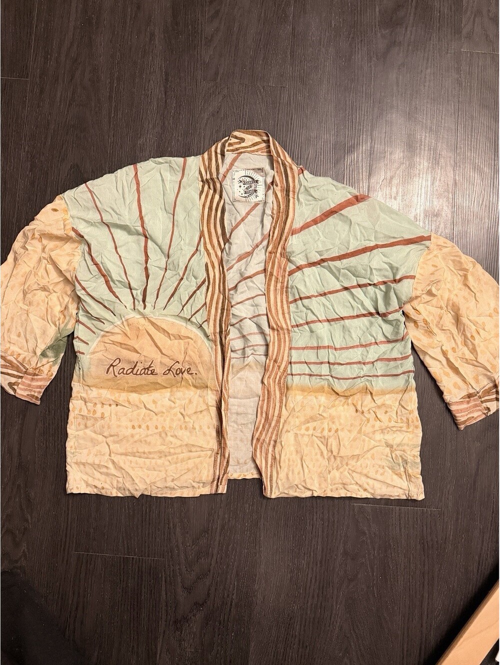 Market of Stars "Radiate Love" Cropped Pixie Duster Kimono Jacket One Size